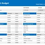 Project Budget Financial Update PowerPoint Template & Google Slides Theme