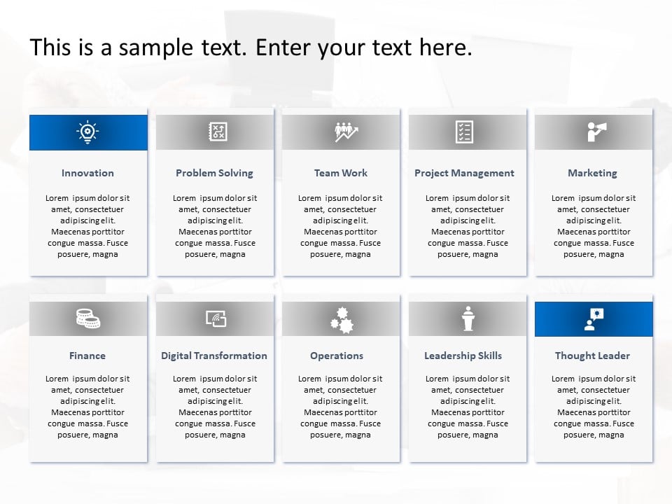 Skills and Capabilities PowerPoint Template & Google Slides Theme