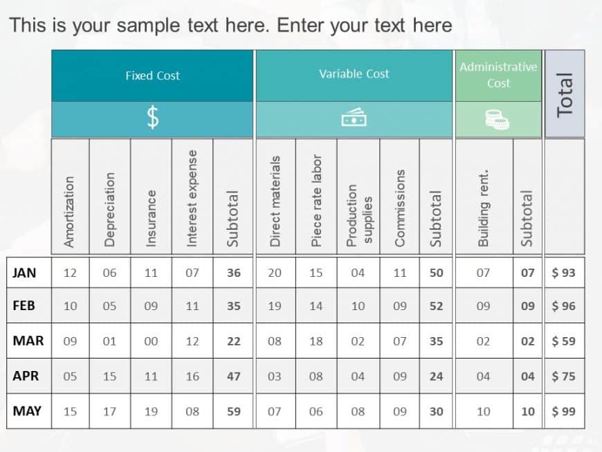 Project Budget PowerPoint Template