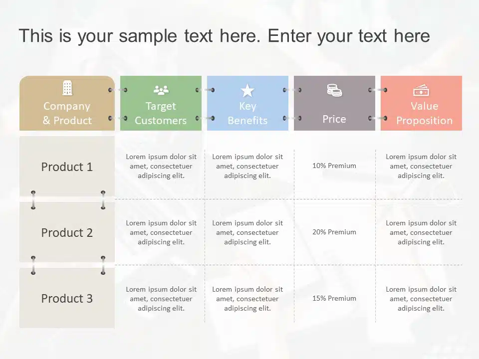 Product Portfolio Detailed Google Slides Theme