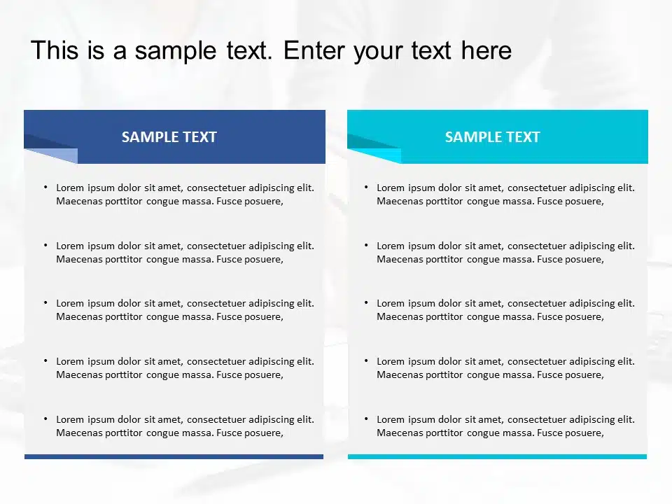 Box List 5 Google Slides Theme