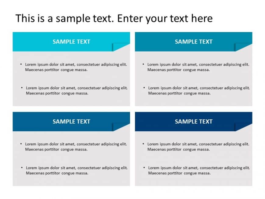 Box List 6 PowerPoint Template