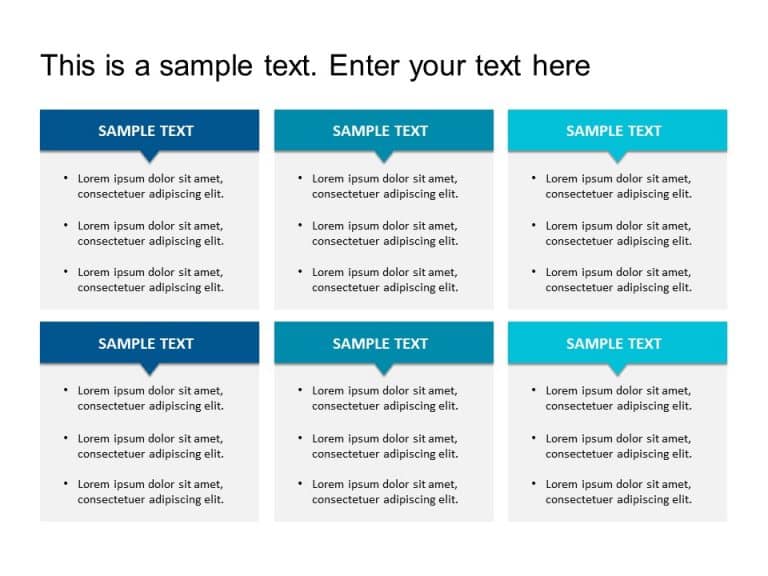 Box List 10 PowerPoint Template & Google Slides Theme