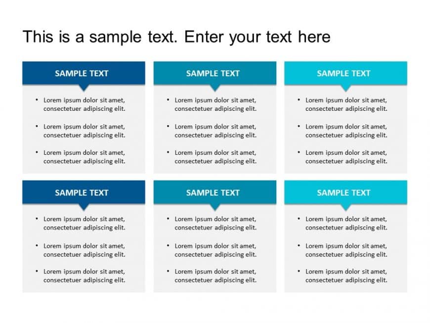 Box List 10 PowerPoint Template