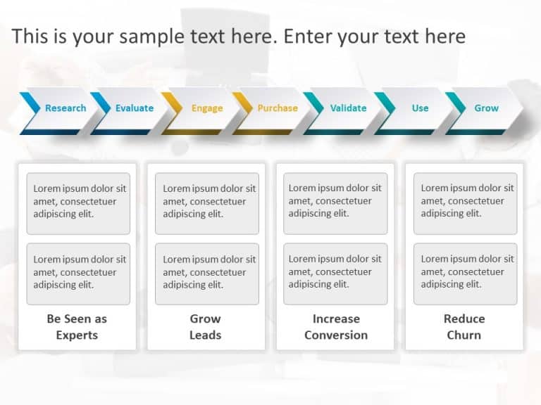 Product Strategy Chevron PowerPoint Template & Google Slides Theme