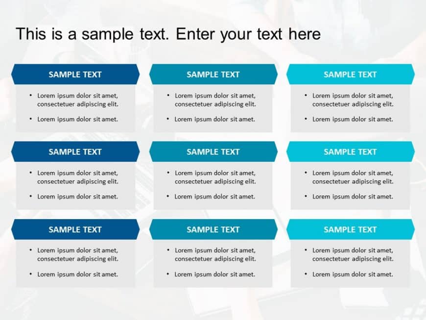 Box List 11 PowerPoint Template