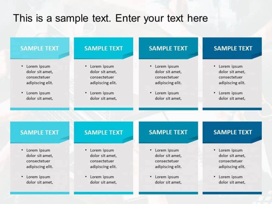 Box List 13 PowerPoint Template