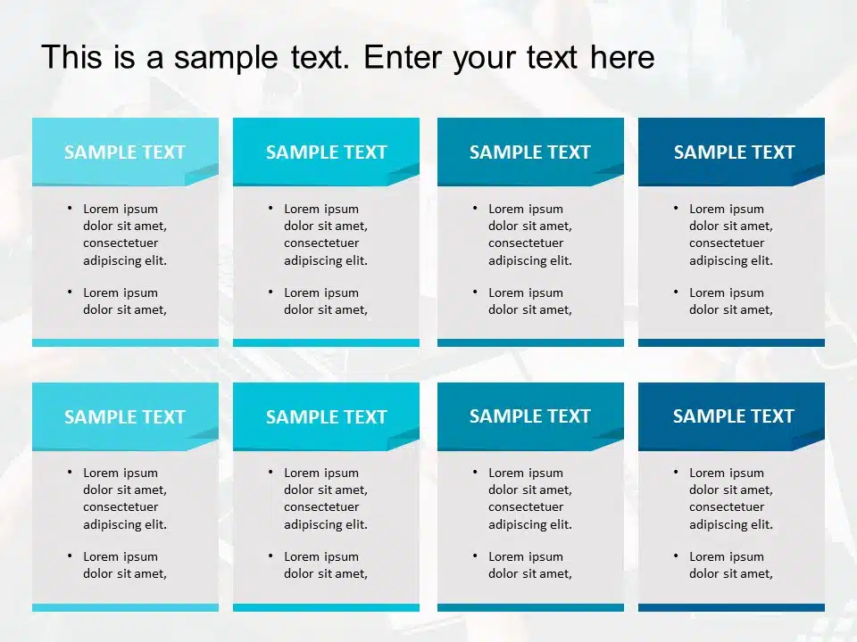 Box List 13 PowerPoint Template & Google Slides Theme