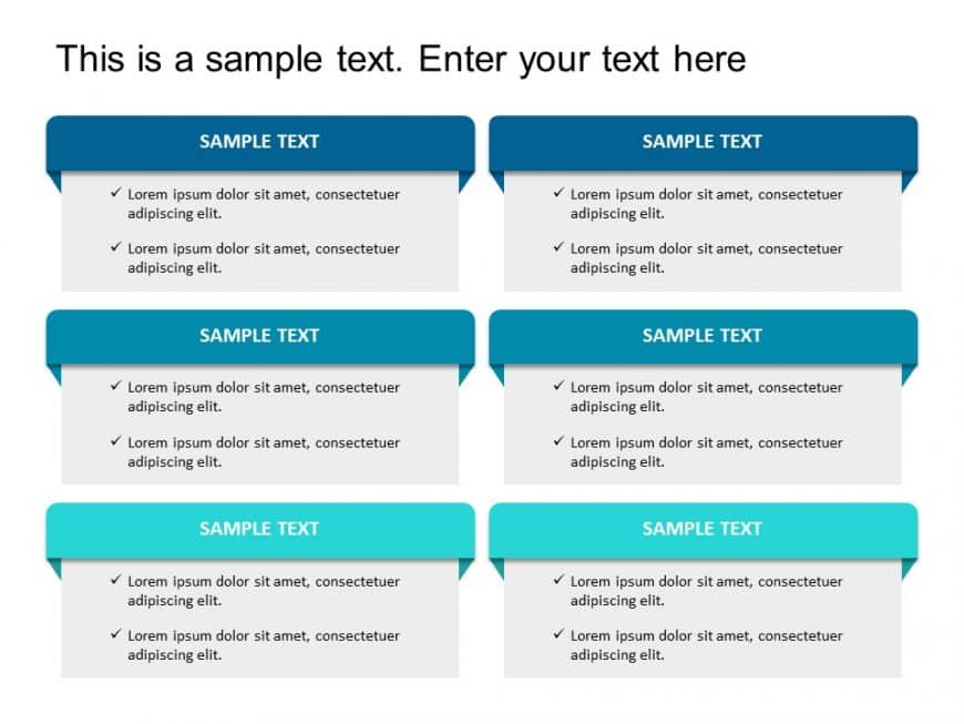 Box List 8 PowerPoint Template