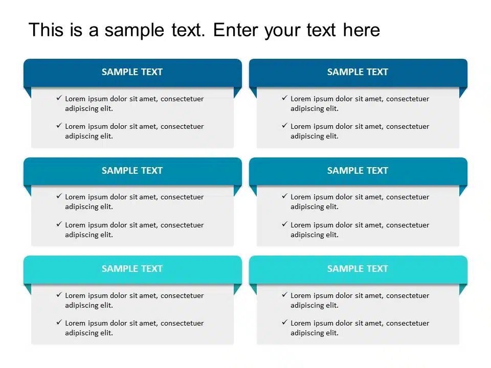 Box List 8 PowerPoint Template & Google Slides Theme