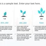 Three Growth Drivers PowerPoint Template