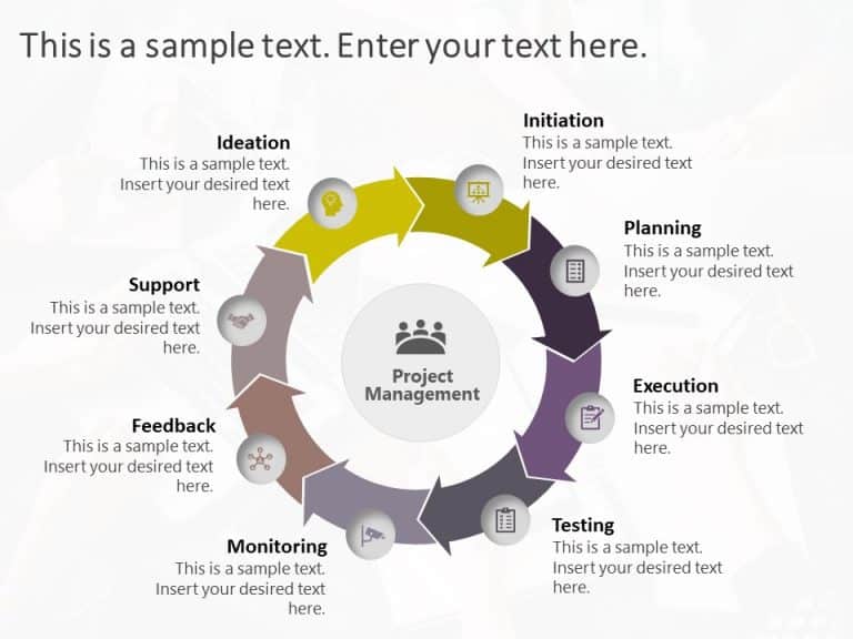 Project Management 8 Steps | Project Management Powerpoint Templates ...