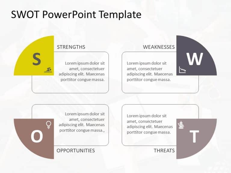 SWOT Analysis 44 PowerPoint Template