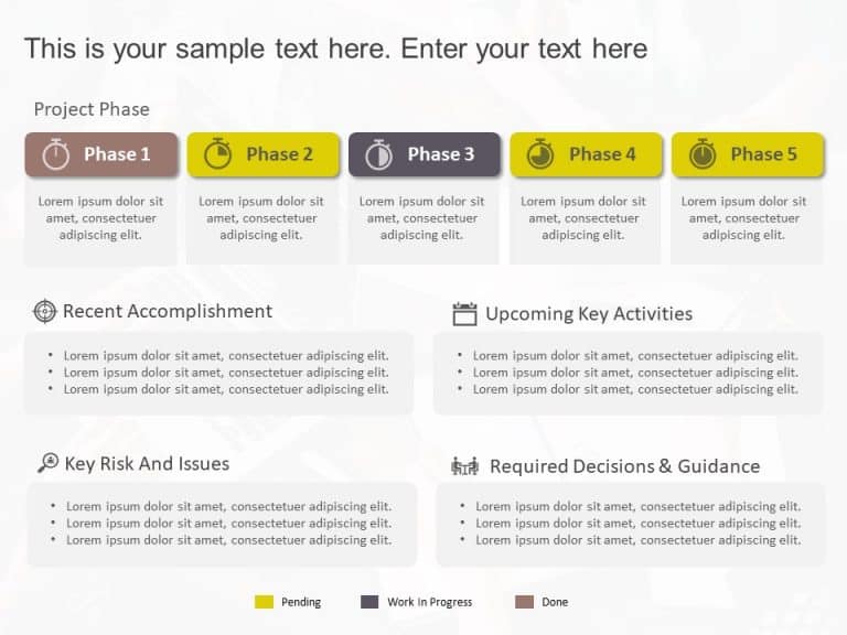 Project Phases Status Summary PowerPoint Template & Google Slides Theme 10