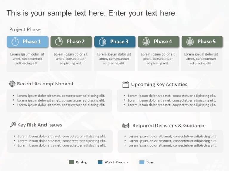 Project Phases Status Summary PowerPoint Template & Google Slides Theme 11