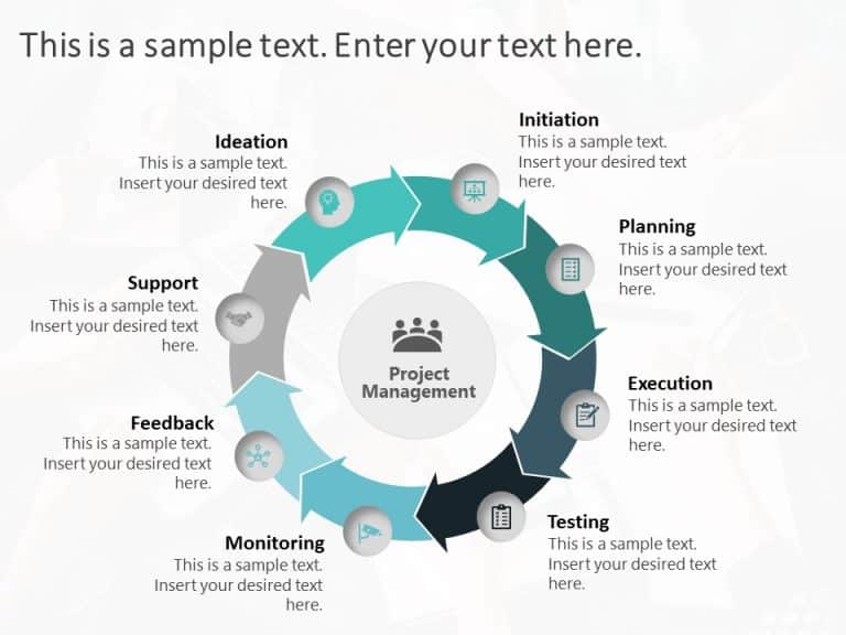 Project Management 8 Steps | Project Management Powerpoint Templates ...