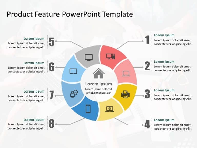 Product Features 8 PowerPoint Template | SlideUpLift