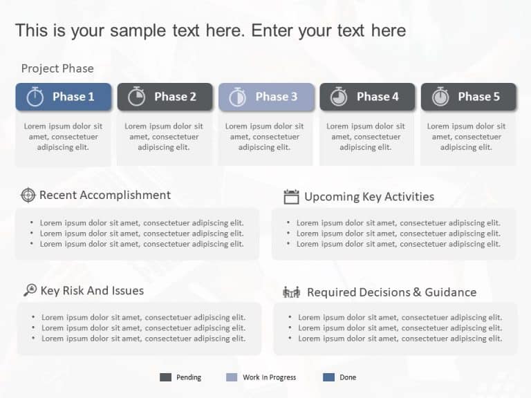 Project Phases Status Summary PowerPoint Template & Google Slides Theme 15