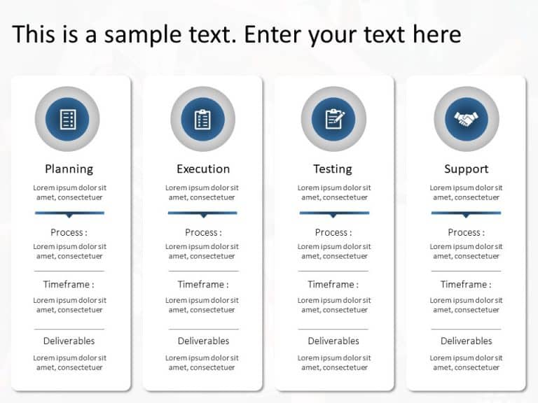 Project Management Lifecycle PowerPoint Template | SlideUpLift