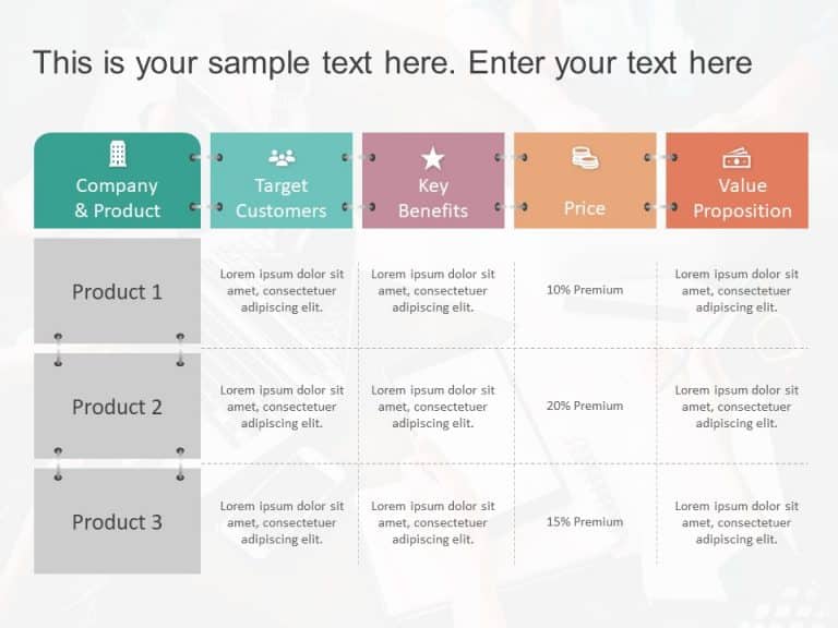 Product Portfolio Detailed Template | Product Roadmap Templates ...