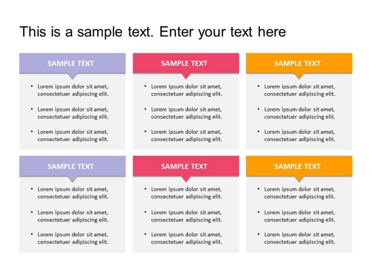 Box List 10 PowerPoint Template | SlideUpLift
