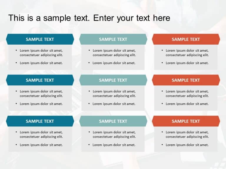 Box List 11 PowerPoint Template | SlideUpLift