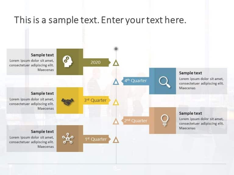 Growth Strategy 5 Steps PowerPoint Template & Google Slides Theme 2