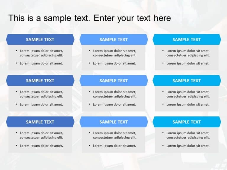 Box List 11 PowerPoint Template | SlideUpLift