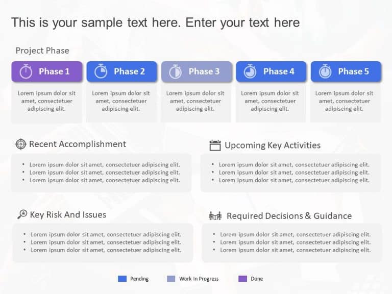 Project Phases Status Summary PowerPoint Template & Google Slides Theme 7