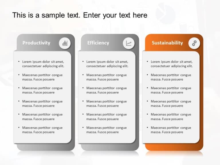 Business Benefits 3 PowerPoint Template & Google Slides Theme