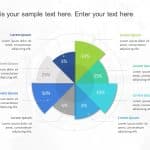 Corporate Market Share Comparison Diagram PowerPoint Template & Google Slides Theme