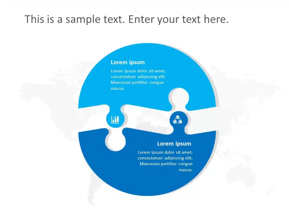 2 Steps Roadmap PowerPoint Template & Google Slides Theme