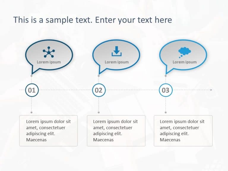 3 Steps Callout PowerPoint Template & Google Slides Theme