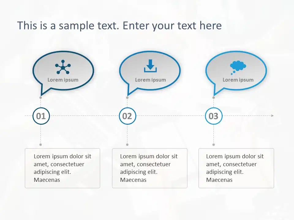 3 Steps Callout PowerPoint Template & Google Slides Theme