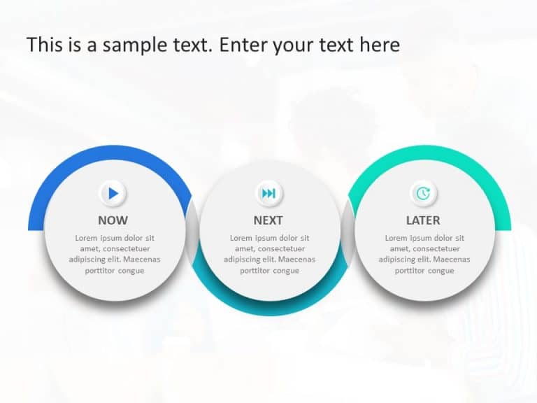 Now Next And Later PowerPoint Template