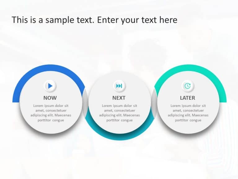 Now Next And Later PowerPoint Template & Google Slides Theme