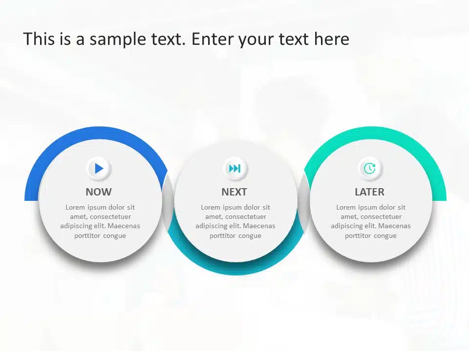 Now Next And Later PowerPoint Template & Google Slides Theme