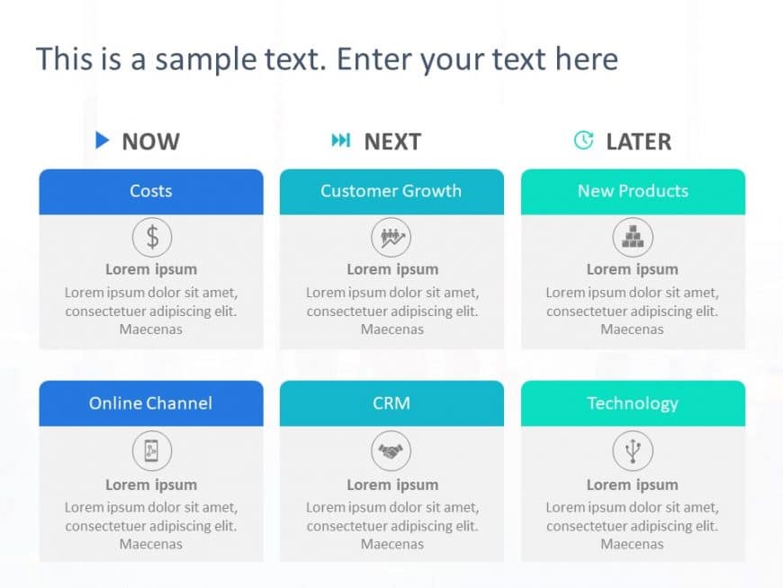 3 Steps 4 PowerPoint Template