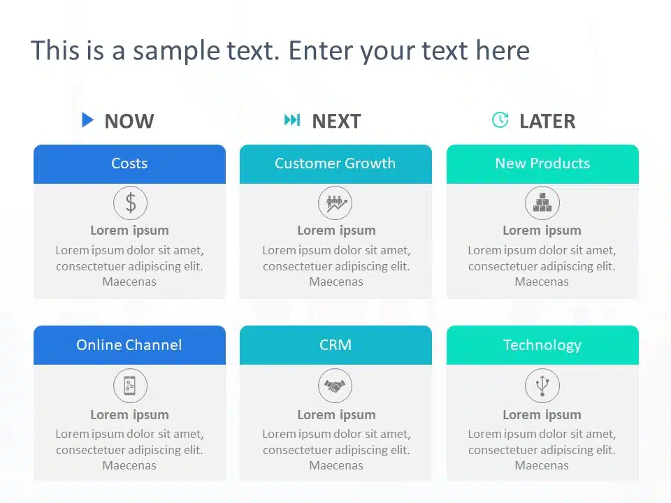 3 Steps 4 PowerPoint Template & Google Slides Theme