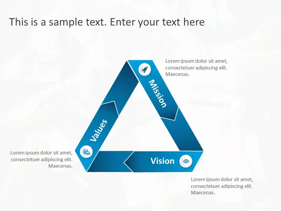 3 Steps Triangle 8 PowerPoint Template & Google Slides Theme