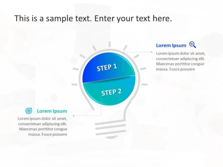 2 Steps Business 8 PowerPoint Template & Google Slides Theme