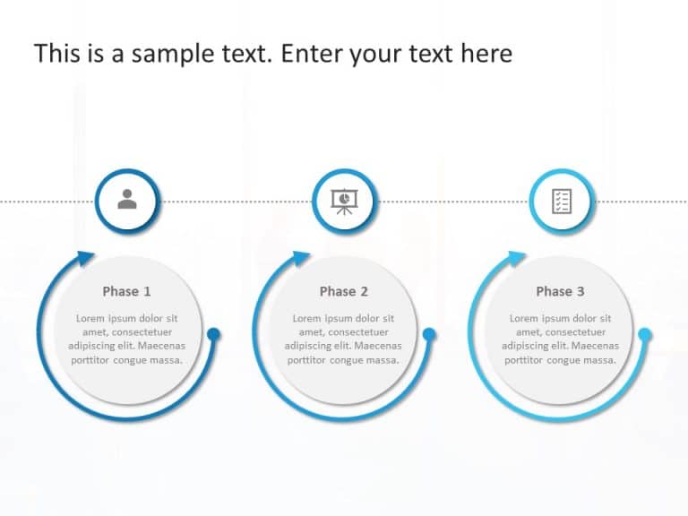 Process Flow 3 PowerPoint Template & Google Slides Theme