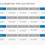 Onboarding Or Training Schedule PowerPoint Template & Google Slides Theme