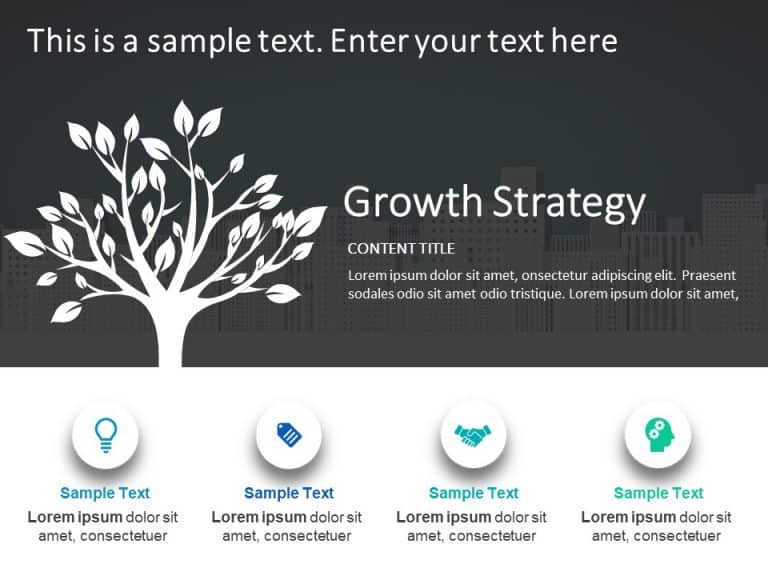 Tree Growth Driver Infographic PowerPoint Template & Google Slides Theme