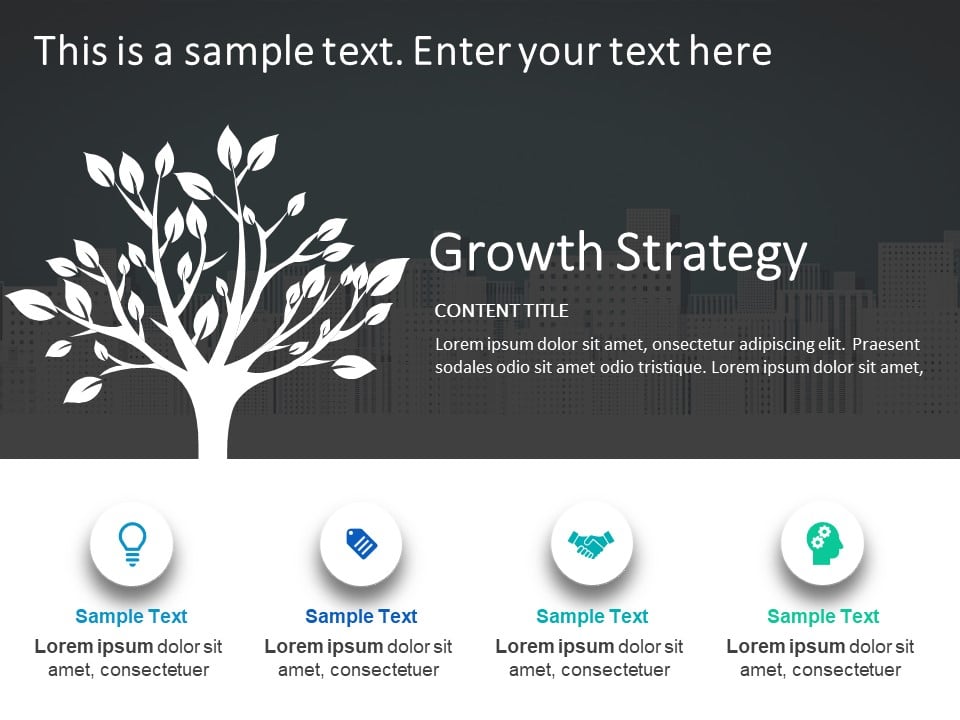 Tree Growth Driver Infographic PowerPoint Template & Google Slides Theme