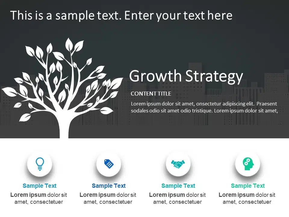 infographic tree template