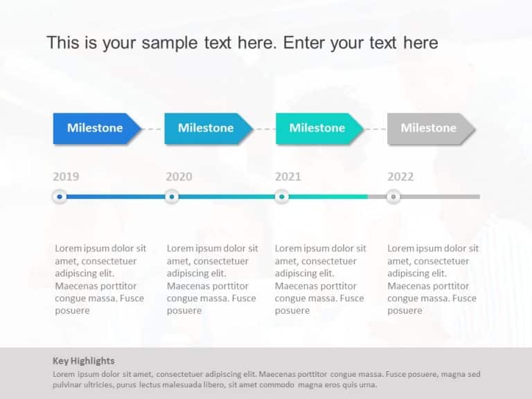 Progress Timeline PowerPoint & Google Slides Template Theme