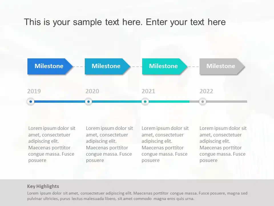 Progress Timeline PowerPoint & Google Slides Template Theme