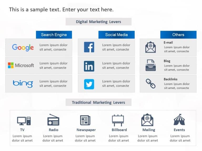 Digital Marketing Plan PowerPoint Template 2 & Google Slides Theme