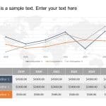 Business Comparison Line Chart PowerPoint Template & Google Slides Theme